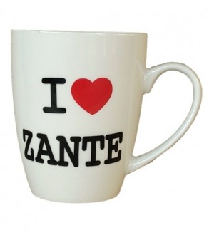 Κούπα  Λευκή I LOVE ZANTE