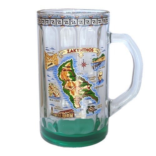 Ποτήρι Μπύρας Χρωματιστό Α' Ζάκυνθος