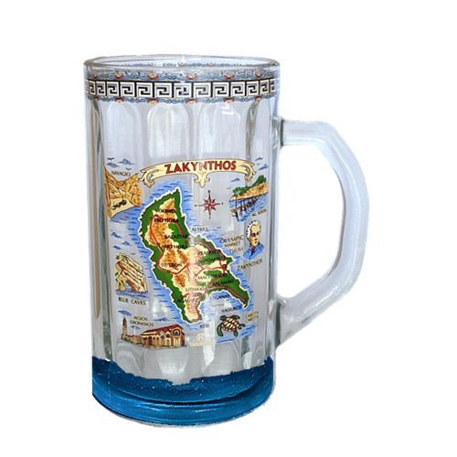 Ποτήρι Μπύρας Χρωματιστό Β' Ζάκυνθος